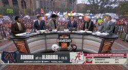 The College GameDay set live from College Station ahead of Texas A&M vs. Texas.